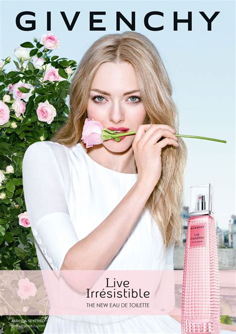 Amanda Seyfried Givenchy Live Irrésistible Fragrance .